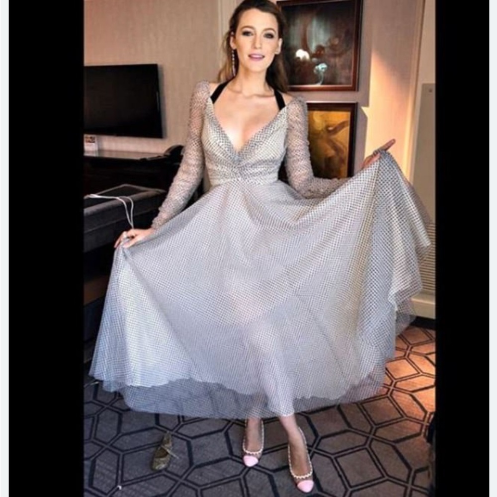 Zimmermann White/Black polka dots Long Sleeve Midi Dress